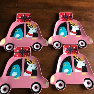 Limited edition 2021 Target Wondershop car Christmas reindeer plates set of 6